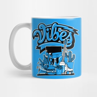 Vibes Dark Powder Blue Mug